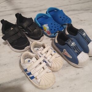 Adidas Crocs Toddler Bundle sizes 4 5 6